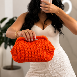 ΤΣΑΝΤΑ CLUTCH ΜΕΓΑΛΗ ΠΟΡΤΟΚΑΛΙ