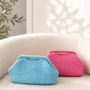 ΤΣΑΝΤΑ CLUTCH ΜΕΓΑΛΗ MULTICOLOR