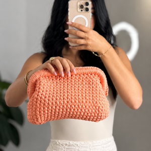 ΤΣΑΝΤΑ CLUTCH ΡΟΔΑΚΙΝΙ