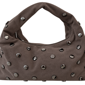 STUD BAG - BEIGE / L