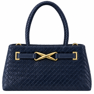 NAVY LEATHER BAG