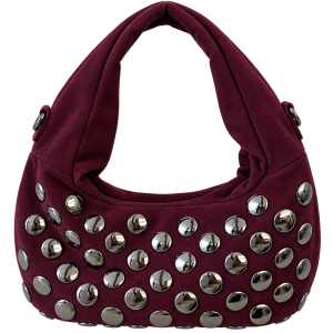 STUD BAG - BORDEAUX / S